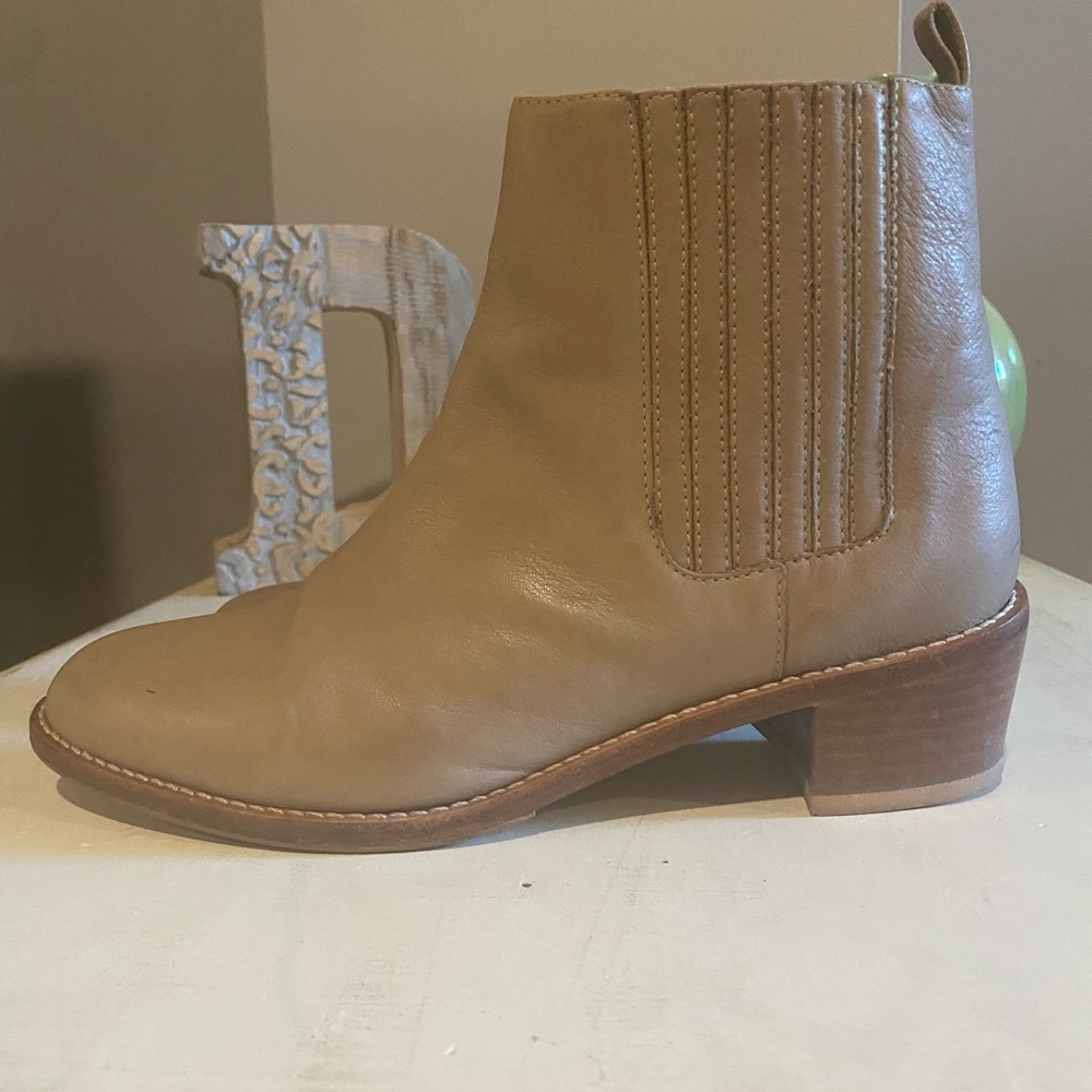 Loeffler Randall Stretch Leather Ankle Boots EUC - Picture 4 of 9